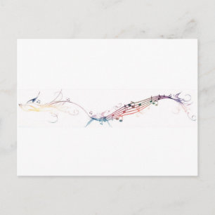Carte Postale oiseaux chanteurs arc-en-ciel