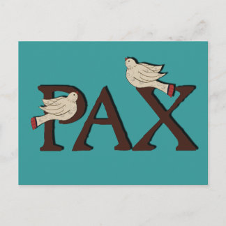 Carte postale Oiseaux de Pax (Paix)