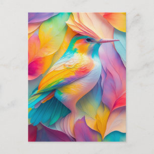Carte Postale Oiseaux Imaginaires Oiseaux de soie