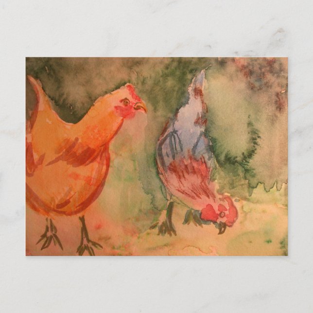 Carte Postale Oiseaux primitifs (Devant)