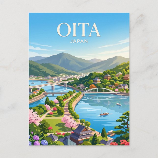 Carte Postale Oita Japon (Devant)