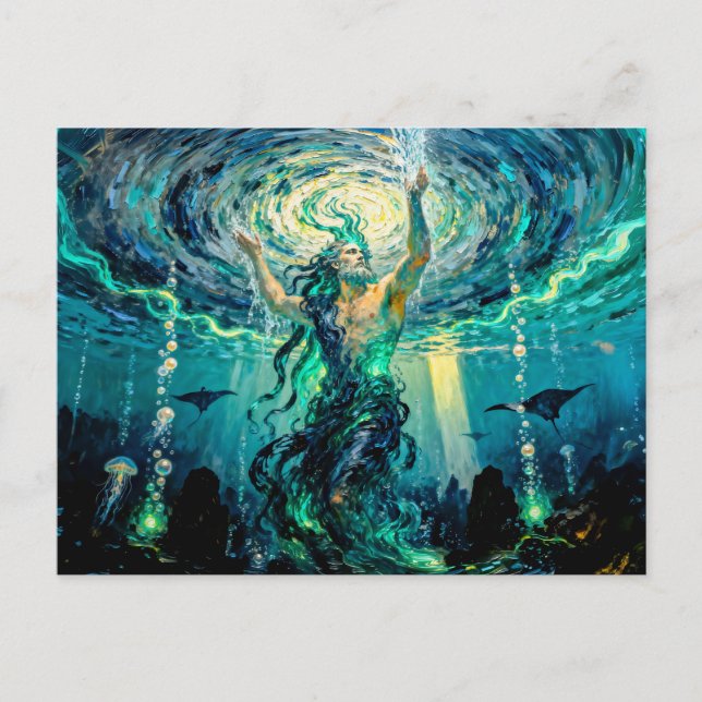 Carte Postale Okeanos Primordial Titan of the Ocean from Greek M (Devant)