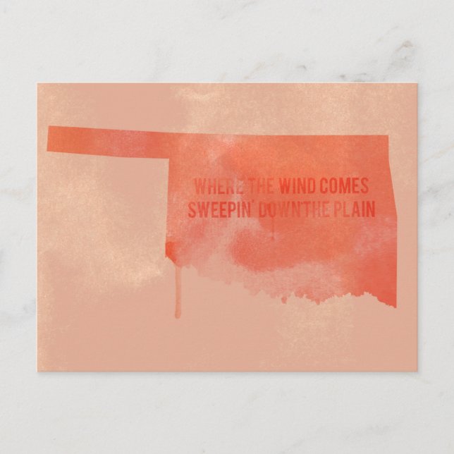 CARTE POSTALE OKLAHOMA (Devant)