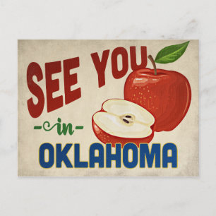 Carte Postale Oklahoma Apple - Vintage voyage
