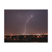 Carte postale Oklahoma City Lightning