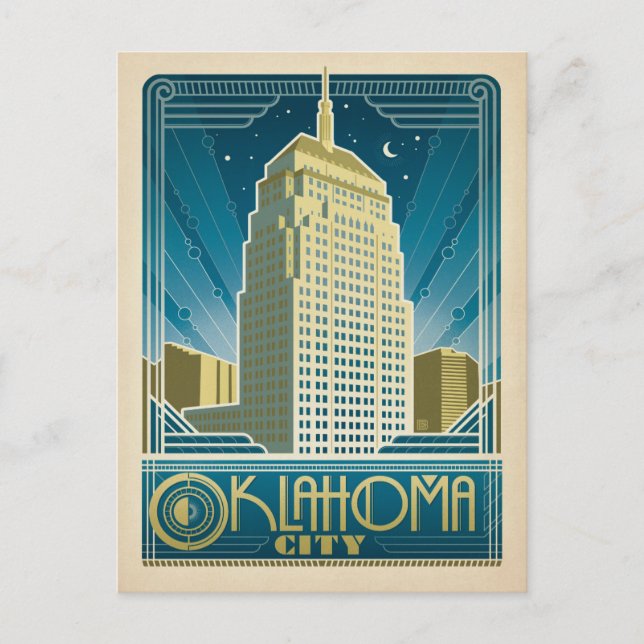Carte Postale Oklahoma City, OK (Devant)