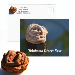 Carte Postale Oklahoma Desert Rose State Rock Photographie