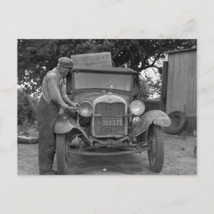 Carte Postale Oklahoma en Californie, années 1930