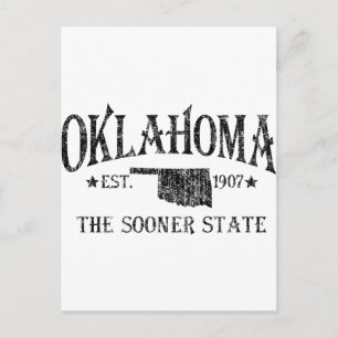 Carte Postale Oklahoma - L'État le plus tôt
