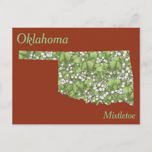 Carte Postale Oklahoma State Flower Plan de collage
