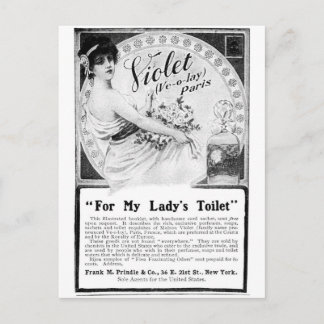 Carte Postale Old Advert pour les toilettes de ma dame