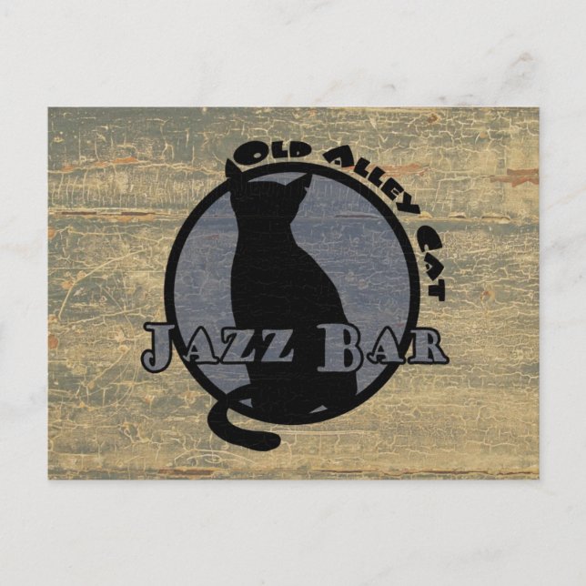 Carte Postale Old Alley Cat Jazz Bar (Devant)
