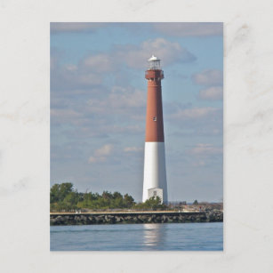 Carte Postale "Old Barney" Barnegat Lighthouse LBI NJ