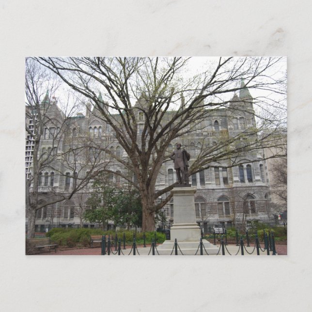 Carte Postale Old City Hall, Richmond, VA au printemps (Devant)