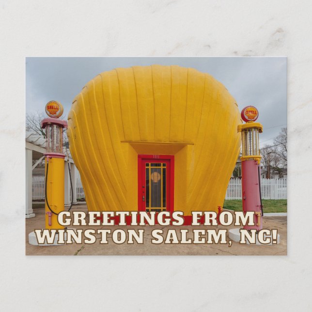 Carte postale Old Clam Shell Station (Devant)