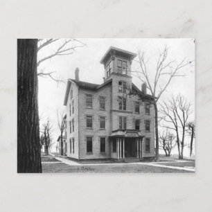 Carte Postale Old College, Evanston, construit en 1855