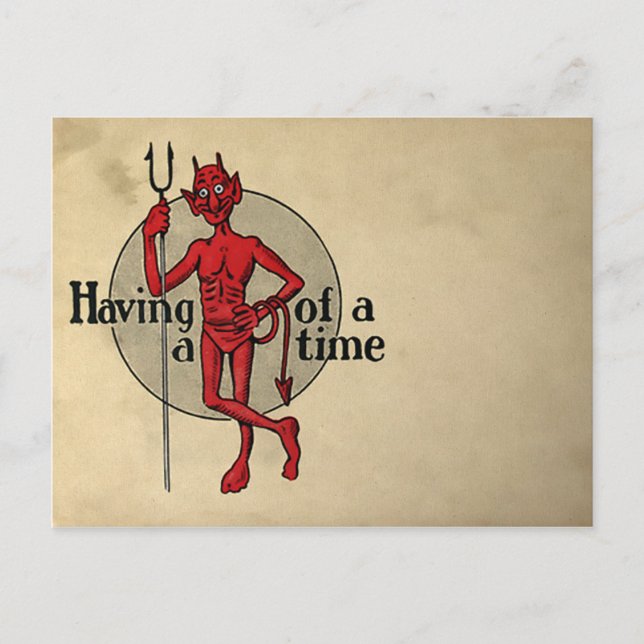Carte postale Old Devil (Devant)