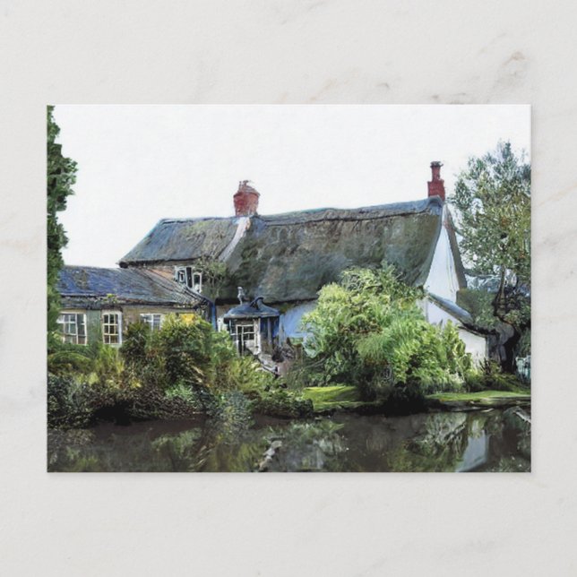 CARTE POSTALE OLD ENGLAND COTTAGE (Devant)
