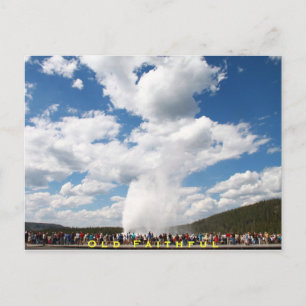 Carte postale Old Faithful Geyser :: Yellowstone N
