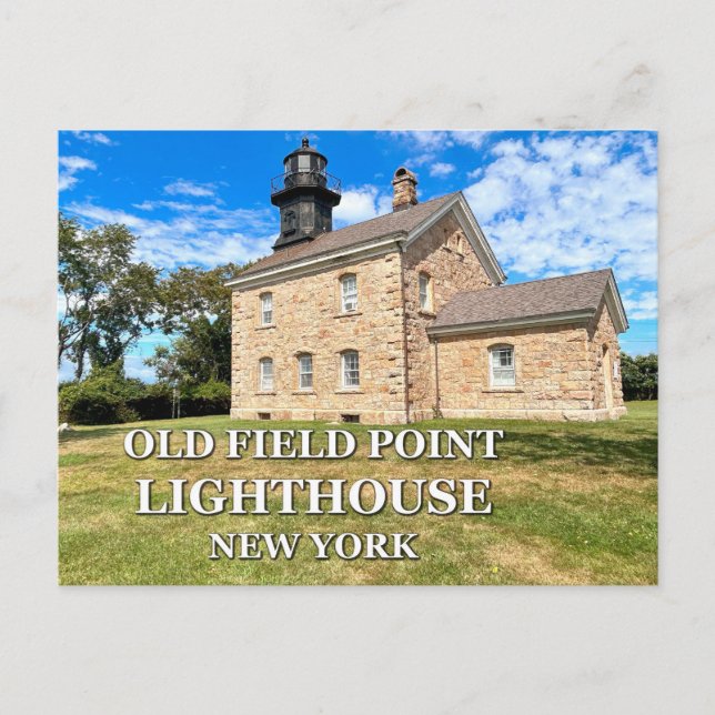 Carte Postale Old Field Point Lighthouse, New York Postcard (Devant)