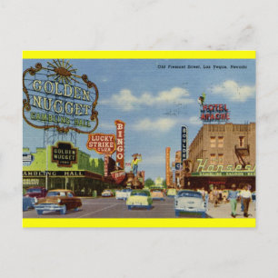 Carte Postale Old Fremont St, Las Vegas Vintage