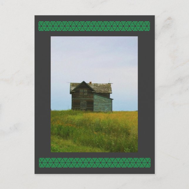 Carte Postale Old Homestead Saskatchewan Photographie (Devant)