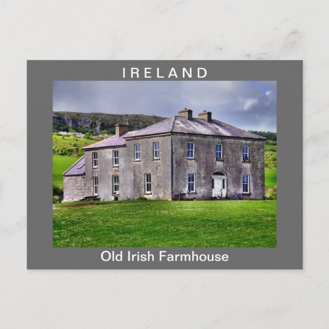 Carte postale Old Irish Farmhouse (Devant)