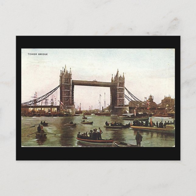 Carte postale Old London - Tower Bridge (Devant)