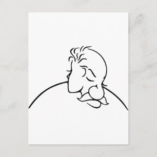 Carte Postale Old Man Or Young Lady Optical Illusion