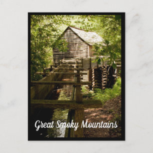 Carte Postale Old Mill et Waterwheel Great Smoky Mountains
