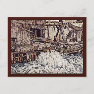 Carte Postale Old Mill Par Schiele Egon