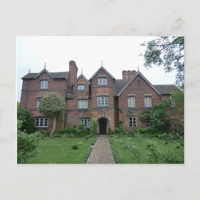 Carte Postale Old Moseley Hall 17th Century English Ferme (Devant)