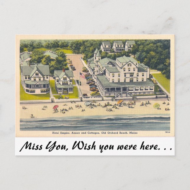 Carte Postale Old Orchard Beach, Maine (Devant)