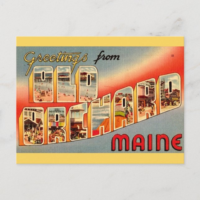 Carte Postale Old Orchard Beach ME  (Devant)