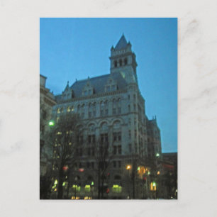 Carte Postale Old Post Office à Night Washington DC