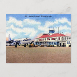 Carte Postale Old Postcard - Aéroport, Birmingham, Alabama