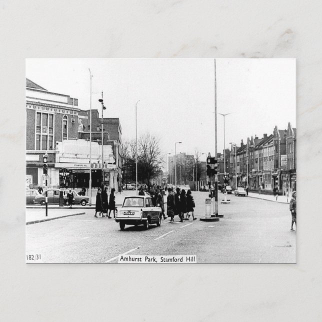 Carte Postale Old Postcard - Amhurst Park, Stamford Hill, Londre (Devant)