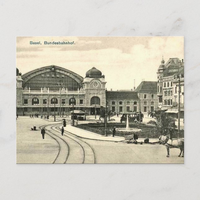 Carte Postale Old Postcard - Bâle (Devant)
