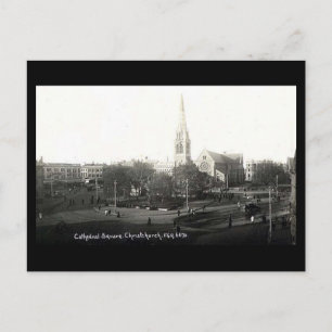 Carte Postale Old Postcard - Carré de la cathédrale, Christchurc