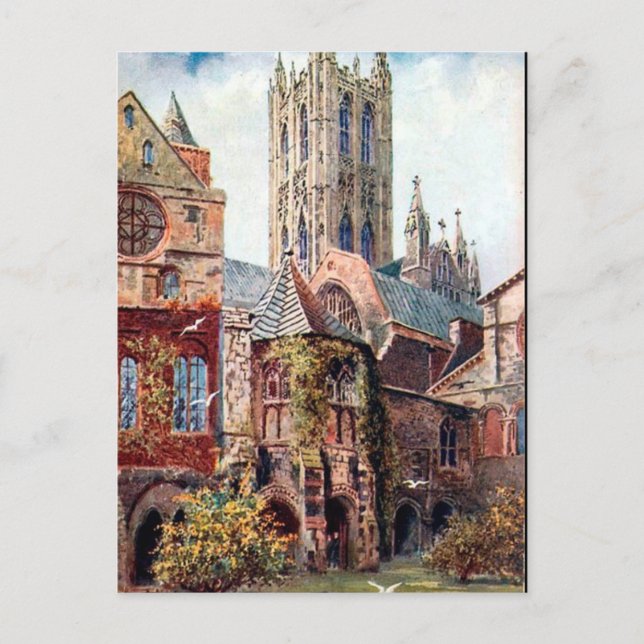 Carte Postale Old Postcard - Cathédrale de Canterbury (Devant)