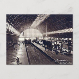 Carte Postale Old Postcard - Central Station, Amsterdam