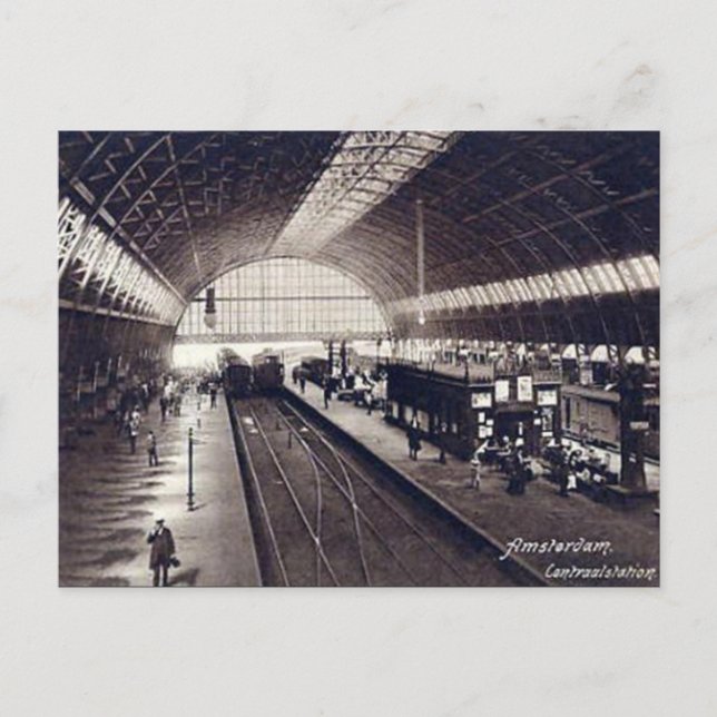 Carte Postale Old Postcard - Central Station, Amsterdam (Devant)