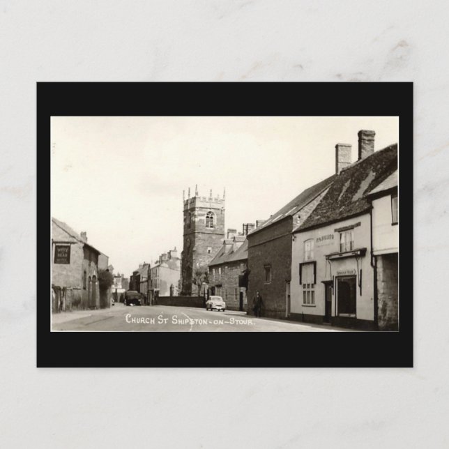 Carte Postale Old Postcard, Church Street, Shipston-on-Stour, Wa (Devant)