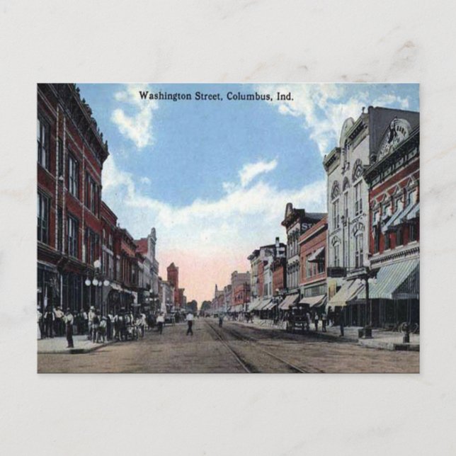 Carte Postale Old Postcard - Columbus, Indiana, USA (Devant)