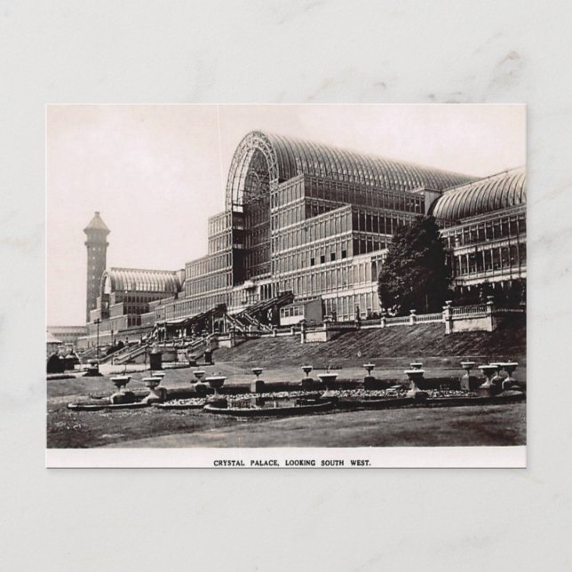 Carte Postale Old Postcard - Crystal Palace, Londres (Devant)
