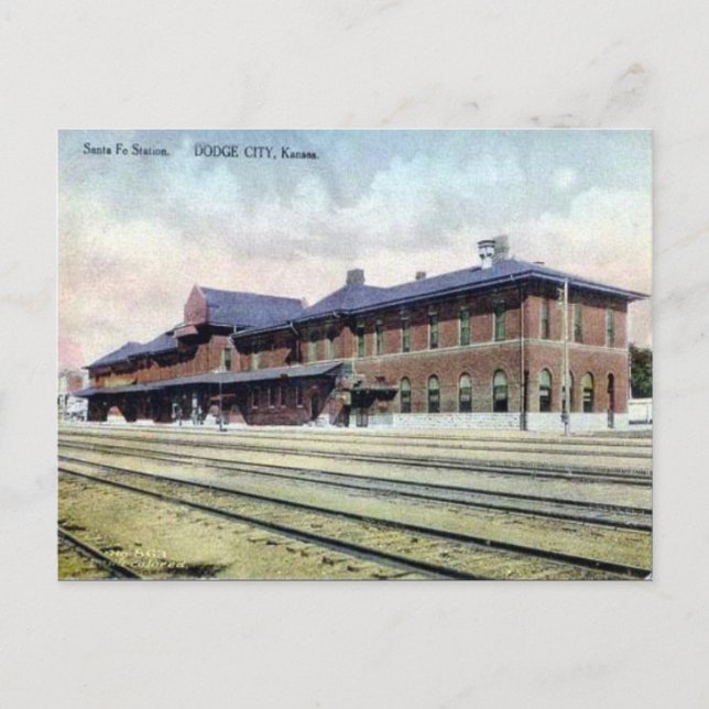 Carte Postale Old Postcard - Dodge City, Kansas, États-Unis (Devant)