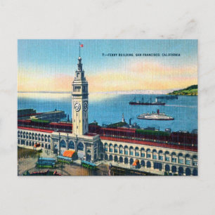 Carte Postale Old Postcard - Ferry Building, San Francisco