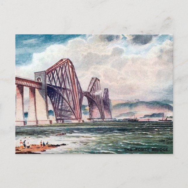 Carte Postale Old Postcard - Forth Bridge, Écosse (Devant)