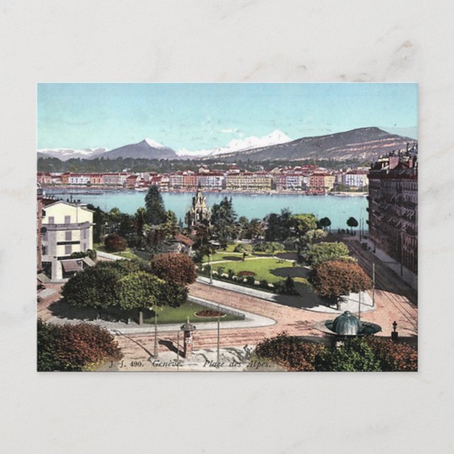 Carte Postale Old Postcard - Geneva, Switzerland (Devant)
