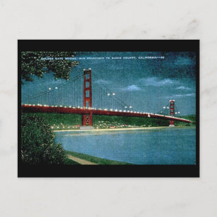 Carte Postale Old Postcard - Golden Gate Bridge, San Francisco